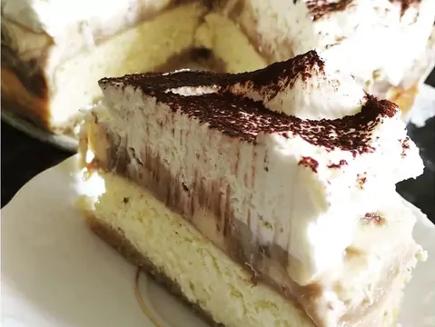 Przepis: Sernik banoffee bez dodatku cukru fit